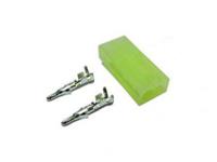 Mini Tamiya stekker met vergulde contacten, Vrouw (4pcs) - thumbnail