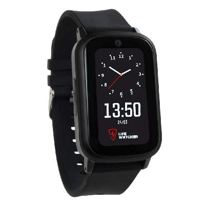 Alarmeringshorloge - Senior 4G | Persoonsalarmering | Rubber band | Afmeting: 44 x 29 x 13mm | LifeWatcher | LWS2000