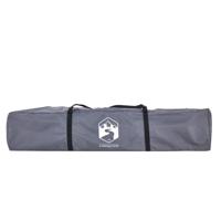 Koepeltent 3-persoons snelontgrendeling grijs en oranje - thumbnail