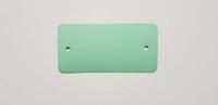 PVC labels 54x108 mm pastelgroen 2gaten - thumbnail