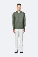 Rains Heren Short Hooded Coat - Olive - thumbnail