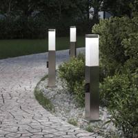 Bolderverlichting met stopcontact 3 stuks 50 cm RVS IP44 - thumbnail