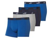 Puma 4 heren boxers (Blauw/grijs, XL) - thumbnail
