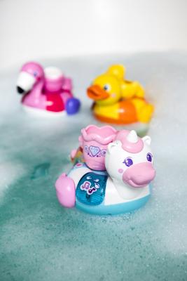 VTech waterpret Eenhoorn junior 42,3 cm wit/roze/blauw VTech waterpret Eenhoorn junior 42,3 cm wit/roze/blauw