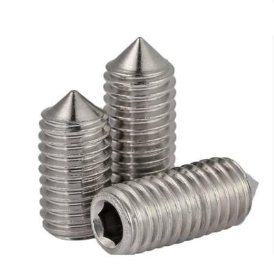 Stelschroef met kegelpunt DIN914 rvs A2 bzk M5x8mm