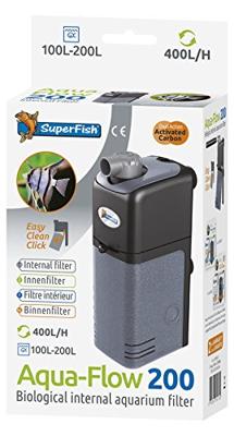 Superfish Aquaflow 400 Intern Aquariumfilter 800 L/H - Compact en Regelbaar