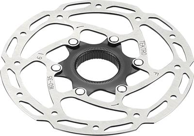 Tektro remschijf tr180-351 ø180mm centerlock zilver (werkplaatsverpakking) - thumbnail