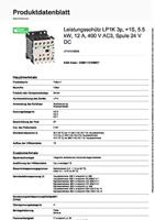 Schneider Electric LP1K1210BD3 Contactor 1 stuk(s) - thumbnail
