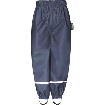 Playshoes regenbroek fleece gevoerd Uni Blauw-140