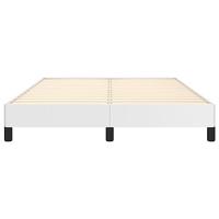 Bedframe kunstleer wit 140x200 cm - thumbnail