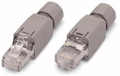 WAGO RJ45-connector IP20 - CAT5e 750-975 Stekker, recht Aantal polen: 8P8C Aantal polen (sensoren) 8P8C Grijs 1 stuk(s)