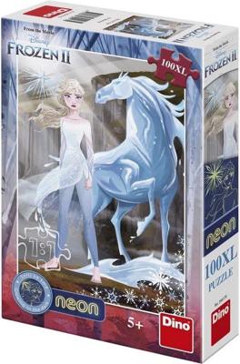 DinoToys Dino puzzel - glow in the dark disney frozen ii - 100 xl stukjes