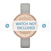 Skagen horlogeband SKW2139 Leder Grijs 14mm - thumbnail