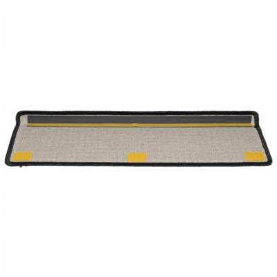 Trapmatten 15 st 65x21x4 cm zwart