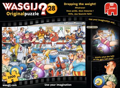 Wasgij Original 28 Dropping the Weight 1000 pcs Legpuzzel 1000 stuk(s) Wasgij Original 28 Dropping the Weight 1000 pcs Legpuzzel 1000 stuk(s)