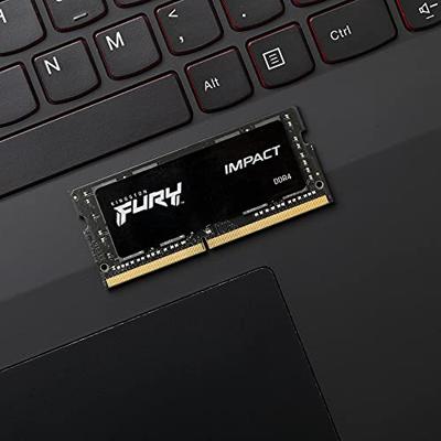 Kingston FURY Impact Werkgeheugenset voor laptop DDR4 16 GB 2 x 8 GB Non-ECC 3200 MHz 260-pins SO-DIMM CL20 KF432S20IBK2/16