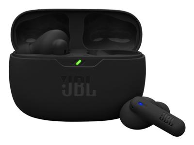 JBL Wave Beam 2, True Wireless Noise Cancelling Bluetooth Earbuds met 40 uur afspeeltijd, JBL Pure Bass Sound, Smart Ambient Technologie en Multi-Point Verbinding, in Zwart