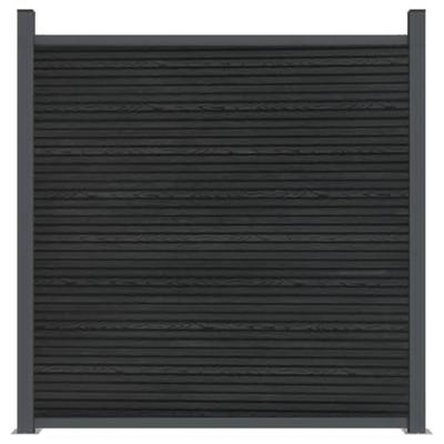 Schuttingpaneel 1391x186 cm HKC grijs