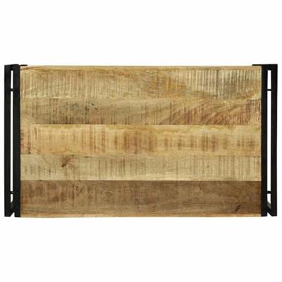 Salontafel Bruin 90 x 50 x 38 cm Massief ruw mangohout