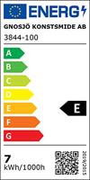 Konstsmide 3844-100 Lichtkettingsysteem Binnen/buiten Energielabel: E (A - G) werkt op het lichtnet Aantal lampen 400 LED Warmwit Verlichte lengte: 8.78 m - thumbnail