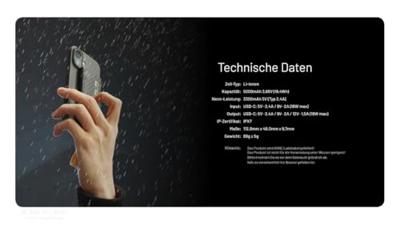 NiteCore Powerbank 5000 mAh QC 3.0, USB PD Li-ion Zwart NiteCore Powerbank 5000 mAh QC 3.0, USB PD Li-ion Zwart