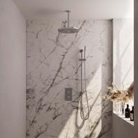 Chrome Edition thermostatische inbouw regendouche 3-weg omstelling SET 42 - thumbnail