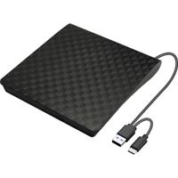 Xlyne Externe Blu-ray brander USB-A, USB-C, USB-A 2.0 Zwart - thumbnail