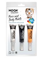 Moon Creations Face Body Paints and Brush - thumbnail