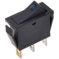 IWH 19028 AAN/UIT-schakelaar blau 12 V 10 A 1 stuk(s) - thumbnail