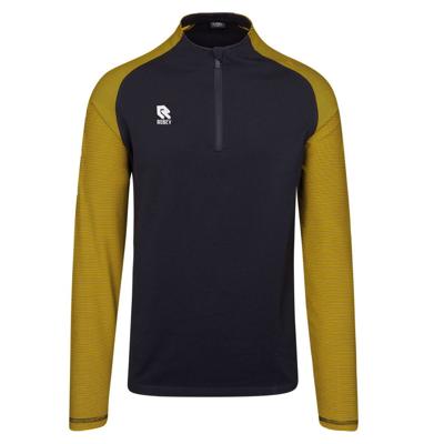 Robey RS3004 Performance Half-Zip Top - Black/Yellow - L