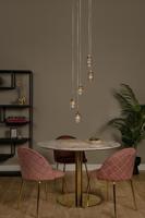 Lucide BERLIANE - Hanglamp - Ø 34 cm - LED Dimb. - 5x4W 2700K - Met vervangbare LED-module - Transparant | Essential - thumbnail