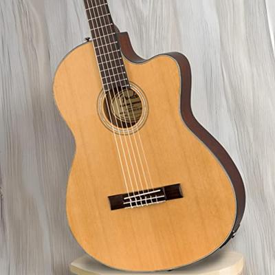 Fender Classic Design CN-140SCE Natural elektrisch-akoestische klassieke gitaar met koffer Fender Classic Design CN-140SCE Natural elektrisch-akoestische klassieke gitaar met koffer