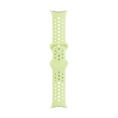 Actieve sportarmband voor Google Pixel Watch, compatibel met Pixel Watch en 2 en 3 en 4 (41 mm), citroengras, klein