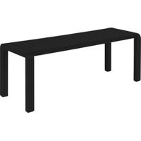 Zuiver Tuinbank 'Vondel' 130cm, kleur Zwart - thumbnail