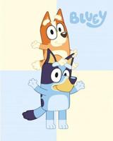 Bluey Friends fleece deken 130 x 170 cm - thumbnail