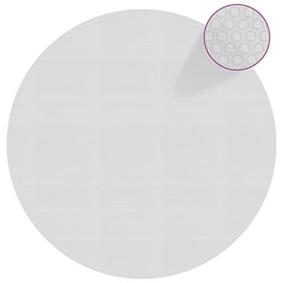 VidaXL Zwembadfolie solar drijvend 594 cm pe grijs