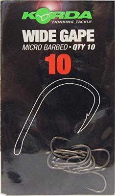 Korda Wide Gape Size 10, 10 st