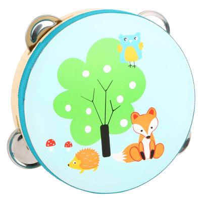 Small Foot - houten tamboerijn kleine vos Small Foot - houten tamboerijn kleine vos