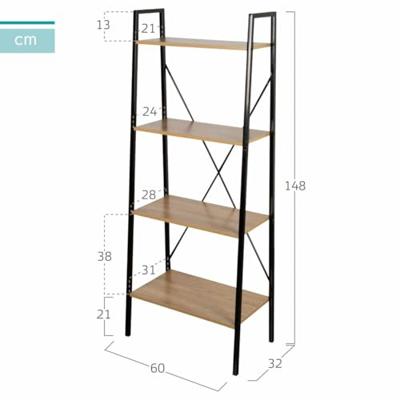 Planken Max Home Staal Melamine spaanderplaat 60 x 148 x 32 cm Planken Max Home Staal Melamine spaanderplaat 60 x 148 x 32 cm