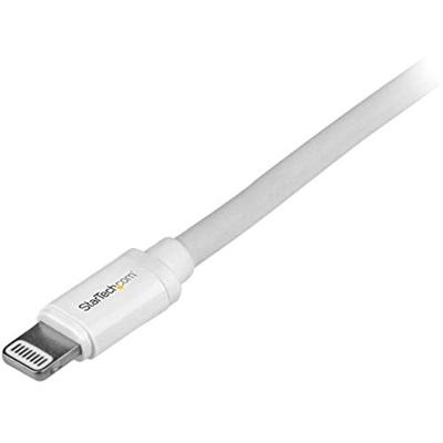 StarTech.com 2 m lange witte Apple 8-polige Lightning-connector-naar-USB-kabel voor iPhone / iPod / iPad