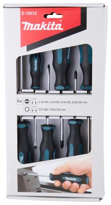Makita Accessoires E-10512 | Schroevendraaierset | 6-delig - E-10512 Makita Accessoires E-10512 | Schroevendraaierset | 6-delig - E-10512