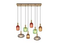 Globo HanglampNormy 8-lichts multicolor - 15469-8H - thumbnail