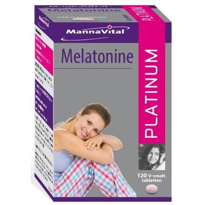 Mannavital Melatonine platinum 120 Smelttabletten