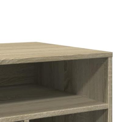 Printerkastje met wielen 60x50x67 cm sonoma eikenkleurig Printerkastje met wielen 60x50x67 cm sonoma eikenkleurig