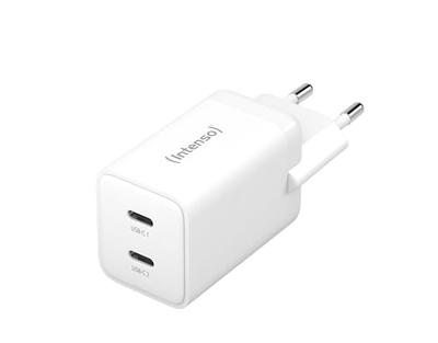 Intenso POWER ADAPTER 2XUSB-C GAN/7804012 Universeel Wit AC Snel opladen Binnen Intenso POWER ADAPTER 2XUSB-C GAN/7804012 Universeel Wit AC Snel opladen Binnen