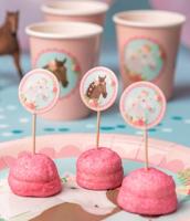 Cocktailprikkers Paard Dreams Roze - thumbnail