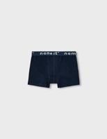 Name it 3-pak jongens boxershorts - Basic - Katoenen jongens onderbroeken - Zwart - Grijs - Donkerblauw - thumbnail