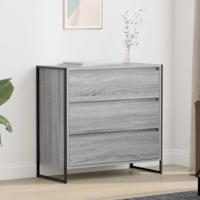 Dressoir met lade Grijs Sonoma 79 x 36 x 75.5 cm Bewerkt hout - thumbnail