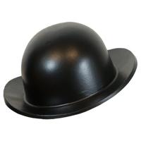 Bolhoed plastic zwart - thumbnail