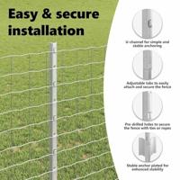 VidaXL Afrasteringspaal 22 pcs zilver 140 cm staal - thumbnail